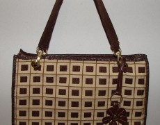 Upholstery sample purse