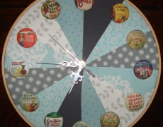 Book Titles Clock