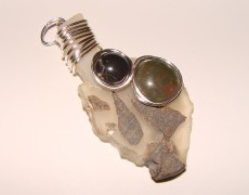 Stone Slice Pendant